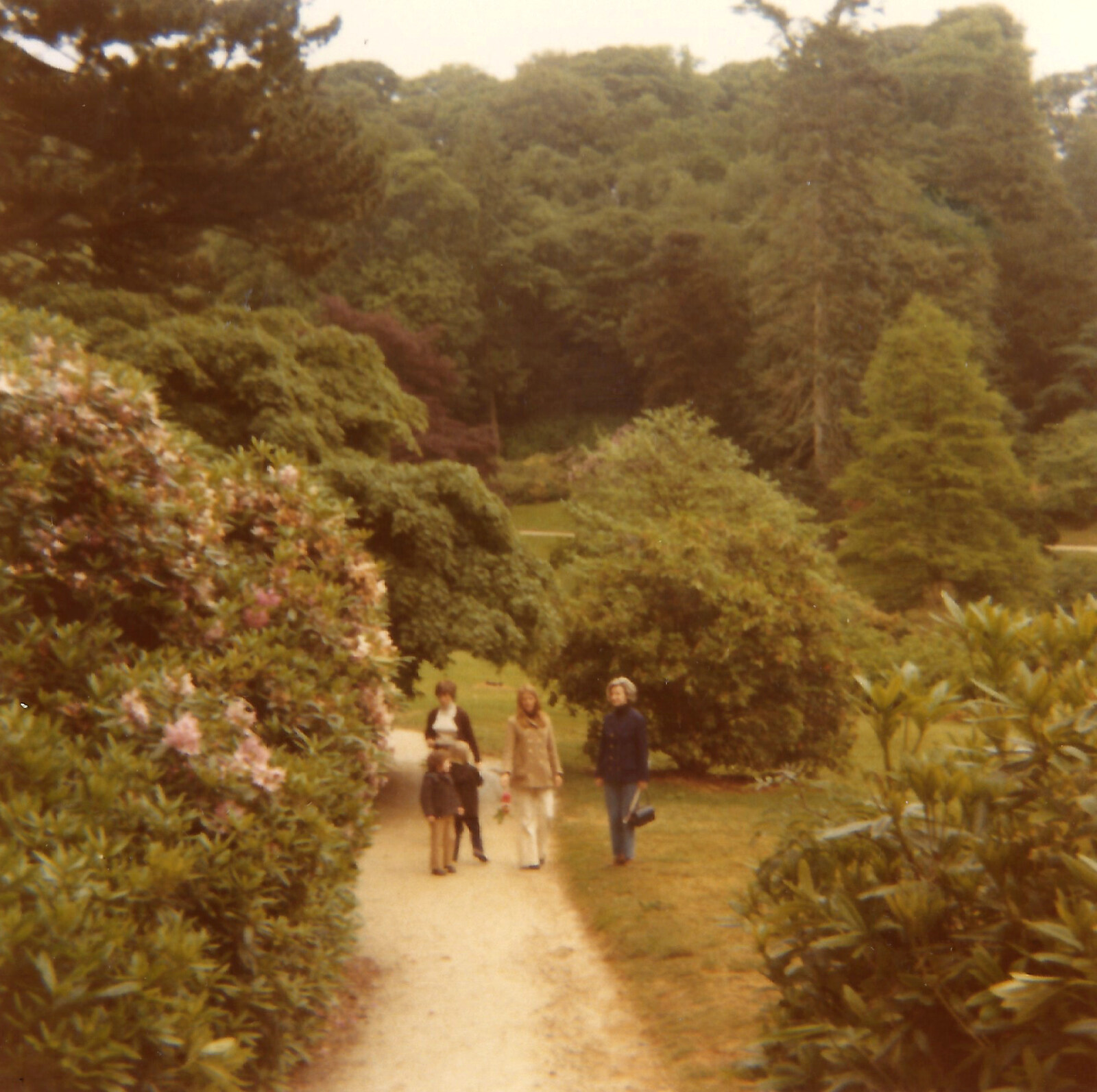 A walk in some formal gardens, possibly Alton Towers (before it was a theme park) from Family History: The 1970s, Timperley and Sandbach, Cheshire - 24th January 2020