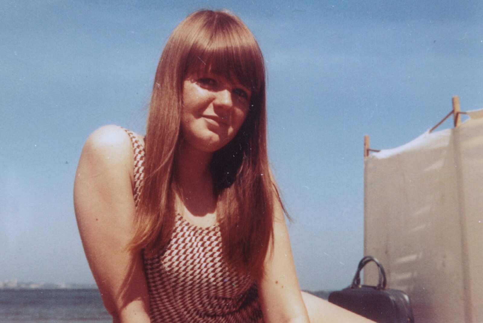 Family History: The 1960s - 24th January 2020: Janet on a beach somewhere