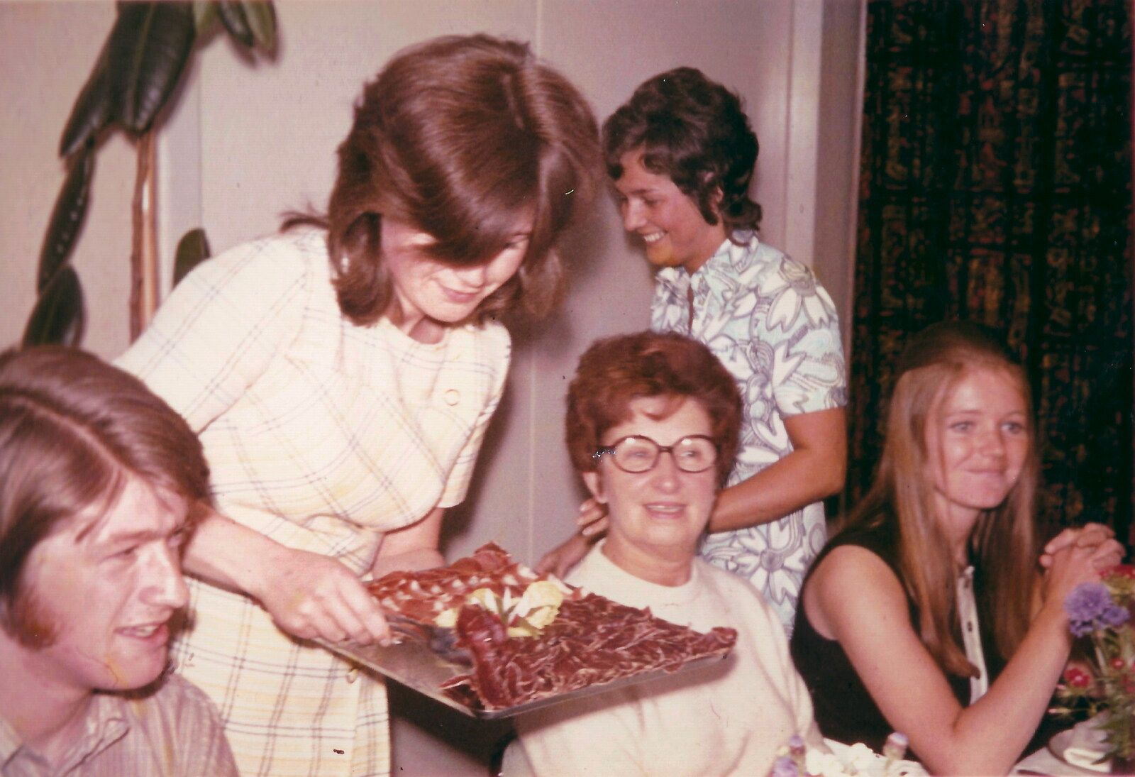 Family History: The 1960s - 24th January 2020: Judith hands out some party food