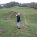 Harry on the hill, A Trip to Orford, Suffolk - 25th January 2020