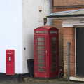 A K6 phone box, A Trip to Orford, Suffolk - 25th January 2020