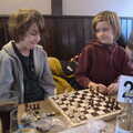The boys play chess, A Trip to Orford, Suffolk - 25th January 2020
