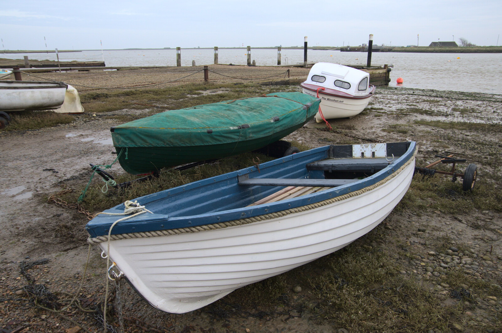 A Trip to Orford, Suffolk - 25th January 2020: Empty boats