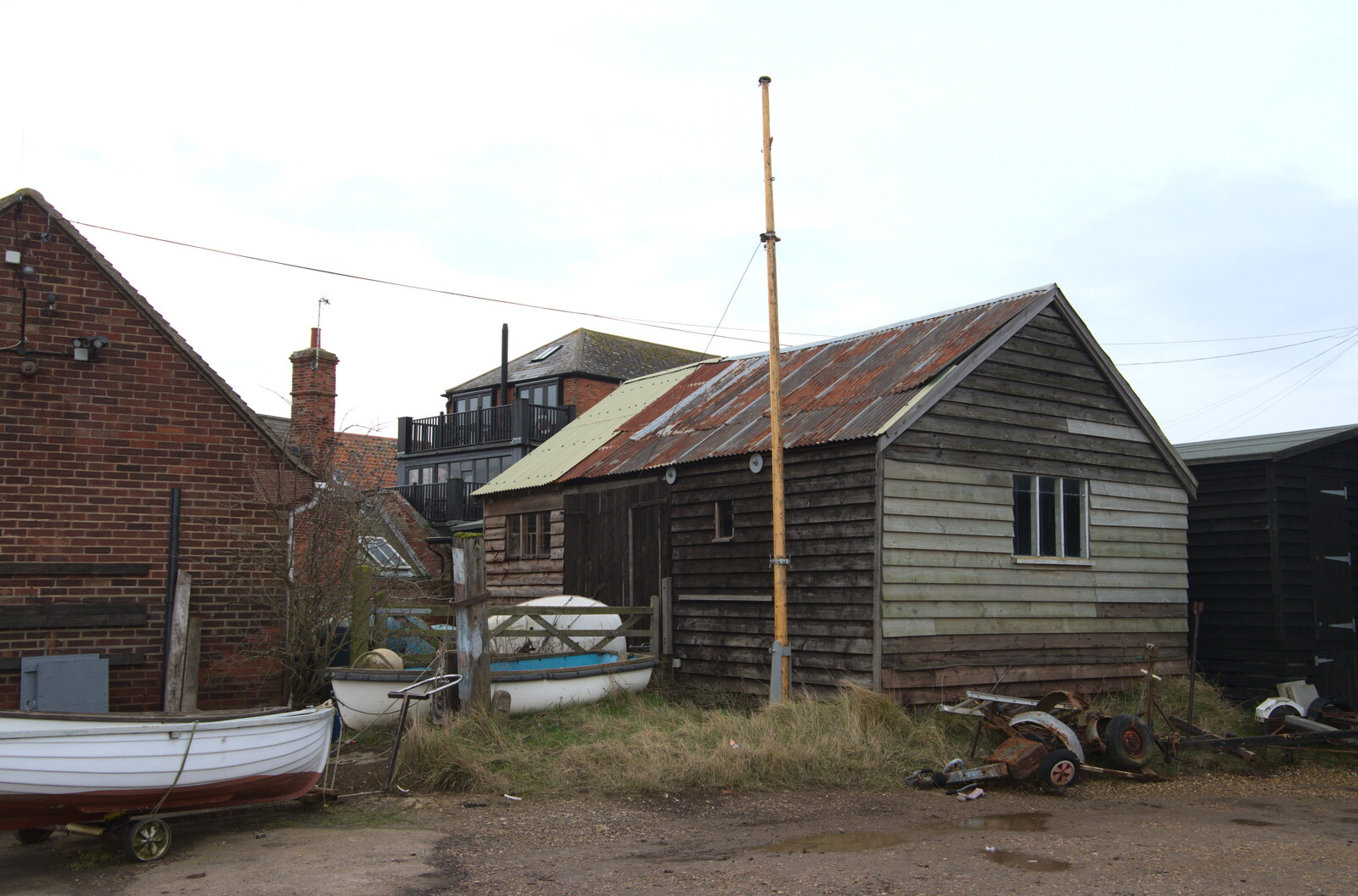 A Trip to Orford, Suffolk - 25th January 2020: More of the boatyard