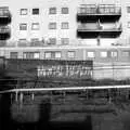 Mental Health tag on a wall, Broken-down Freight Trains, Manor Park, London - 28th January 2020