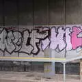 Graffiti under a railway bridge, Broken-down Freight Trains, Manor Park, London - 28th January 2020