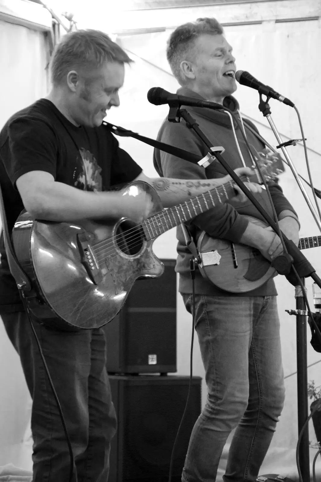 Liam and Ian, from The Star Wing Winter Beer Fest, Redgrave, Suffolk - 31st January 2020