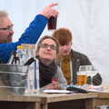 Marc checks his pint, The Star Wing Winter Beer Fest, Redgrave, Suffolk - 31st January 2020