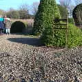 An iron chair, Snowdrops at Talconeston Hall, Tacolneston, Norfolk - 7th February 2020