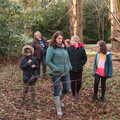 The gang in the woods, Snowdrops at Talconeston Hall, Tacolneston, Norfolk - 7th February 2020