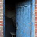 A door into the potting shed, Snowdrops at Talconeston Hall, Tacolneston, Norfolk - 7th February 2020