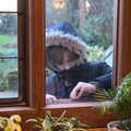 Harry's doing some more whittling outside, Snowdrops at Talconeston Hall, Tacolneston, Norfolk - 7th February 2020