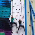Some climbing action, Clip and Climb, The Havens, Ipswich - 15th February 2020