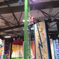 Jacob makes it almost to the ceiling, Clip and Climb, The Havens, Ipswich - 15th February 2020