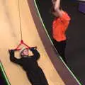 Soph goes up the slide, Clip and Climb, The Havens, Ipswich - 15th February 2020