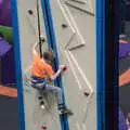 Harry has a final climb, Clip and Climb, The Havens, Ipswich - 15th February 2020