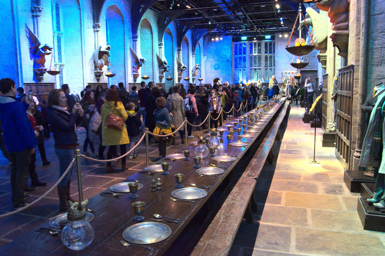 Hogwart's Great Hall from A Trip to Harry Potter World, Leavesden, Hertfordshire - 16th February 2020