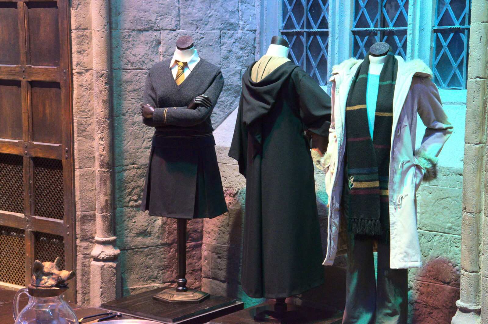 Some of the film costumes on display from A Trip to Harry Potter World, Leavesden, Hertfordshire - 16th February 2020