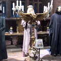 Dumbledore's lecturn, A Trip to Harry Potter World, Leavesden, Hertfordshire - 16th February 2020