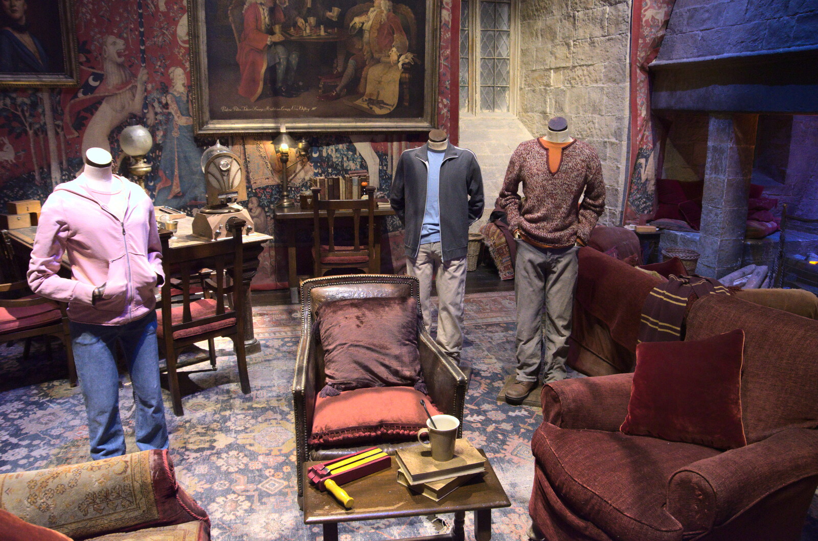 The common room from A Trip to Harry Potter World, Leavesden, Hertfordshire - 16th February 2020