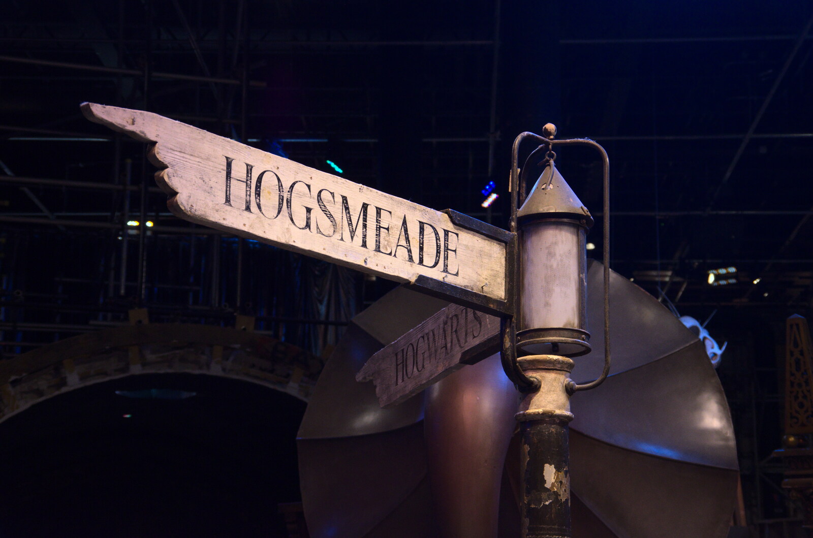 A sign from the film from A Trip to Harry Potter World, Leavesden, Hertfordshire - 16th February 2020