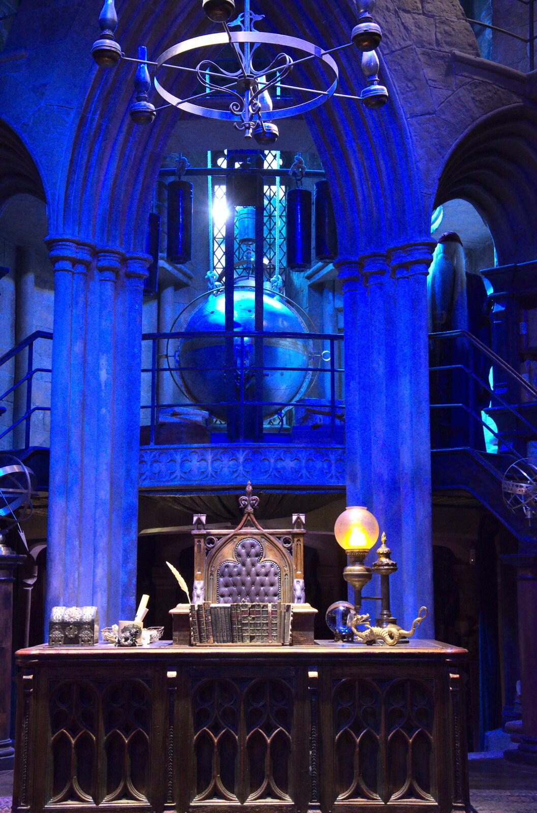 Dumbledore's office from A Trip to Harry Potter World, Leavesden, Hertfordshire - 16th February 2020