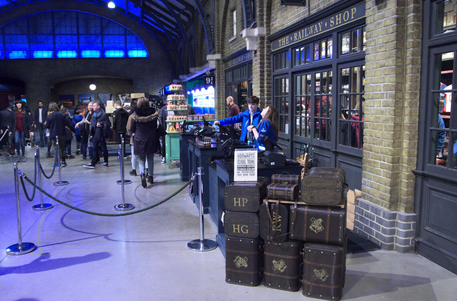 Outside the Railway Shop from A Trip to Harry Potter World, Leavesden, Hertfordshire - 16th February 2020