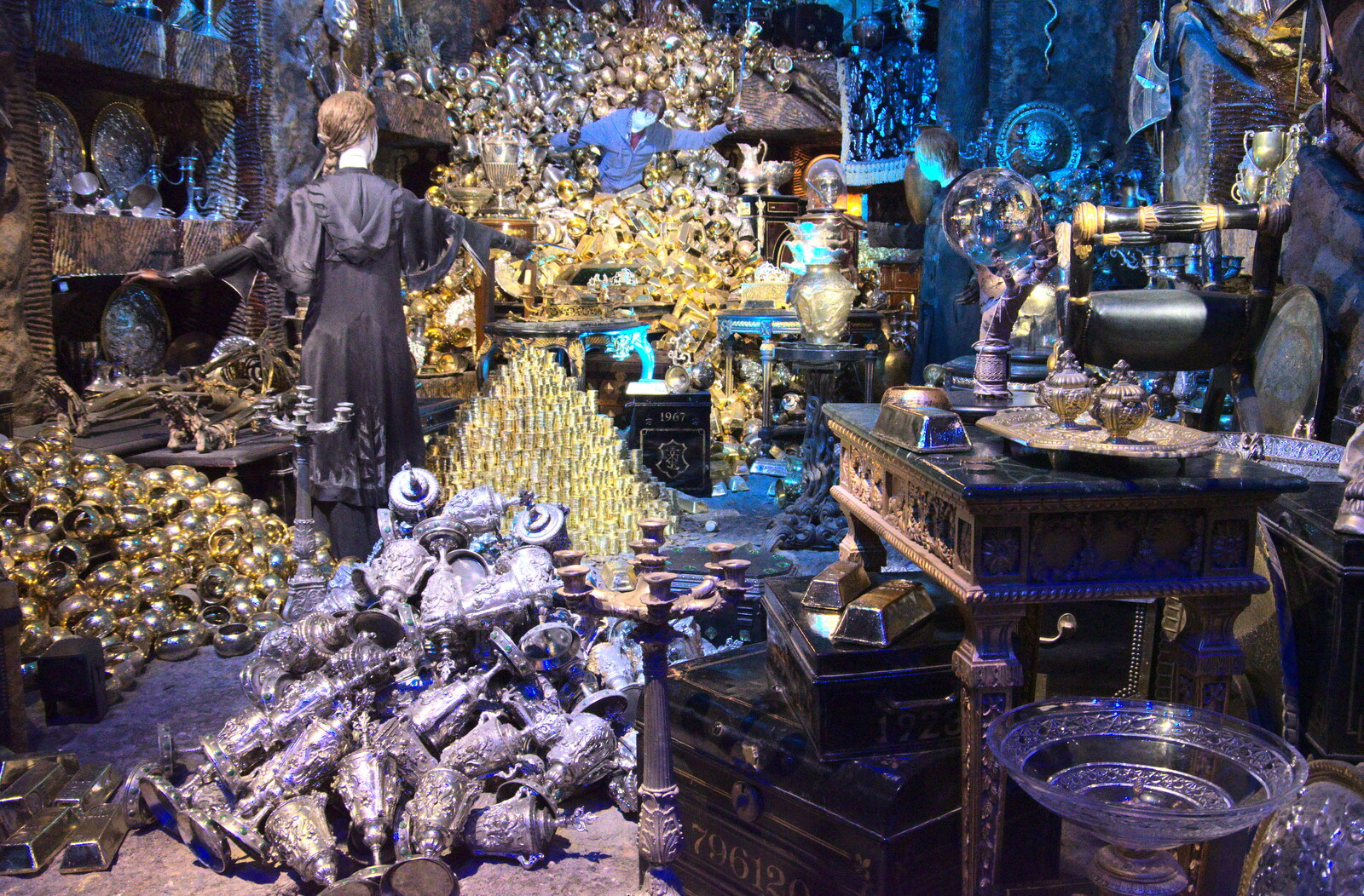 A pile of treasure from A Trip to Harry Potter World, Leavesden, Hertfordshire - 16th February 2020