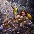 Harry and Isobel in treasure, A Trip to Harry Potter World, Leavesden, Hertfordshire - 16th February 2020