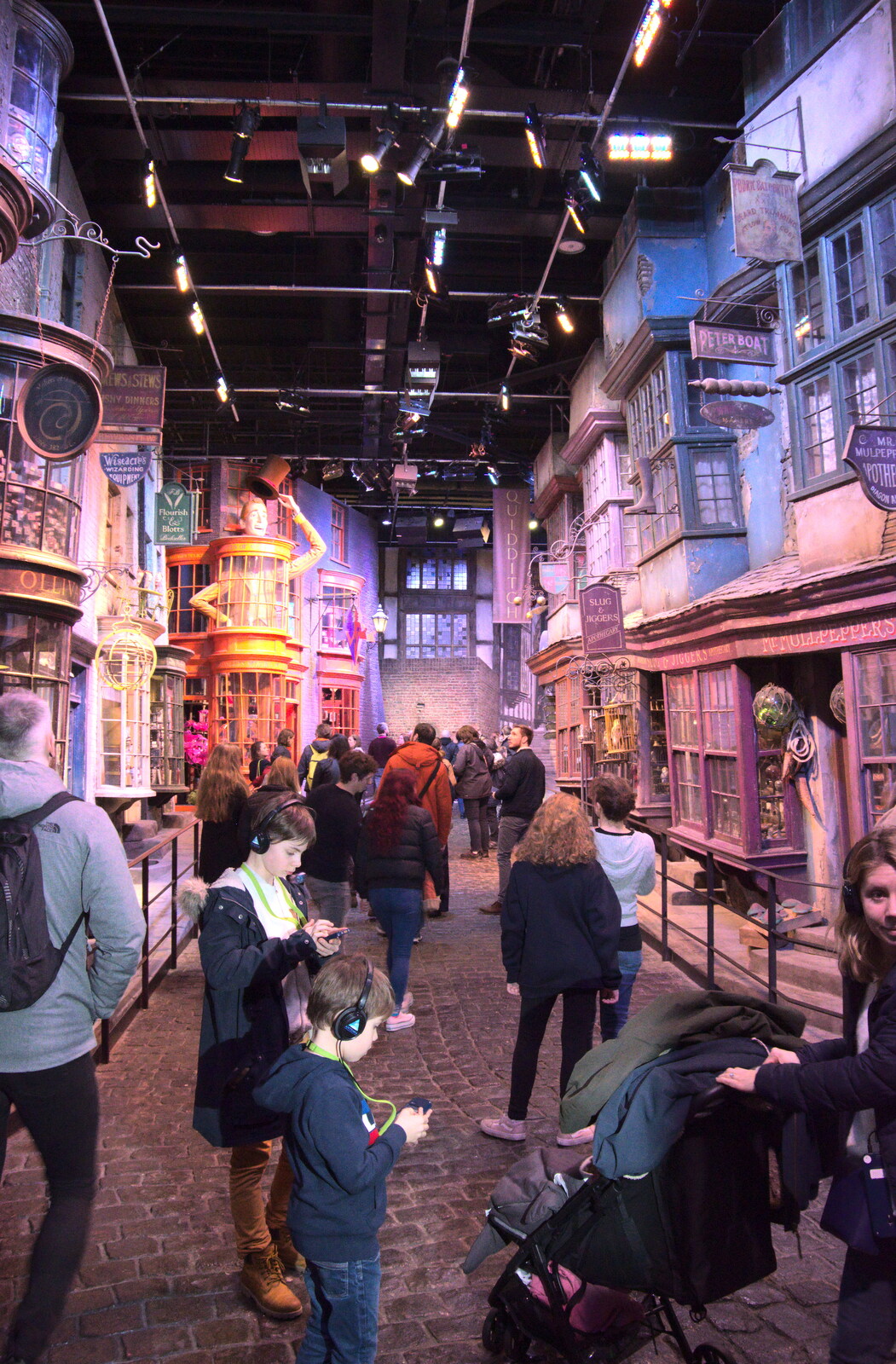 Diagon Alley from A Trip to Harry Potter World, Leavesden, Hertfordshire - 16th February 2020