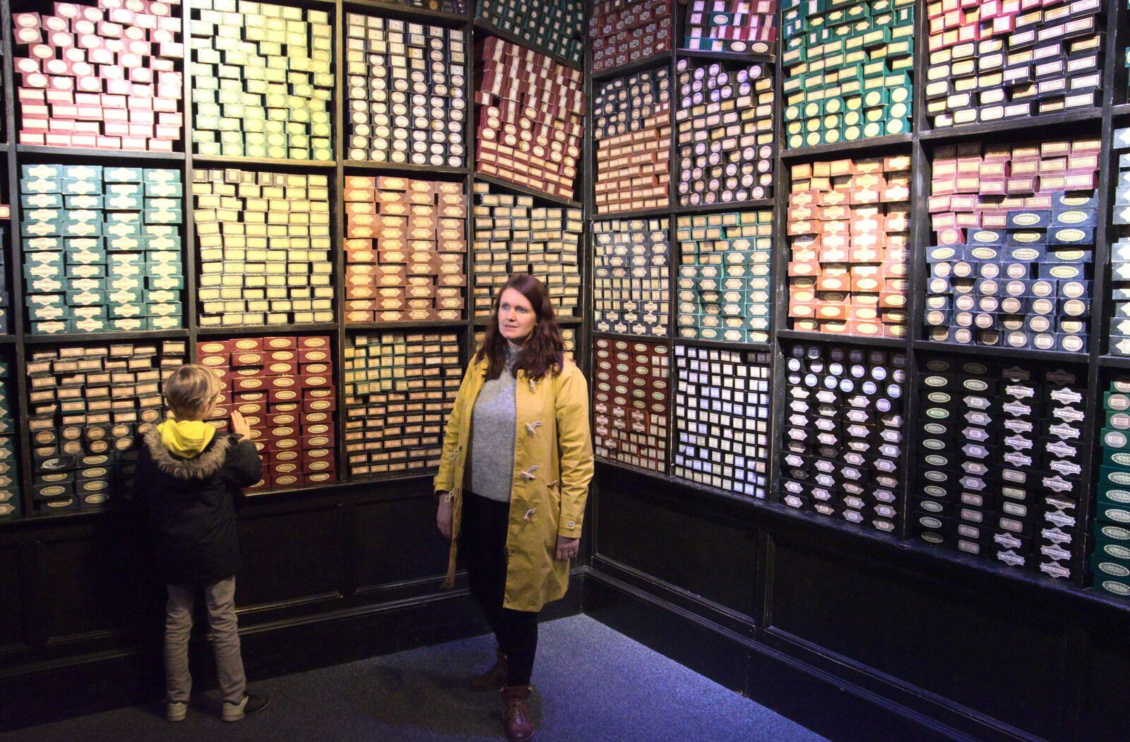 Millions of wands in boxes from A Trip to Harry Potter World, Leavesden, Hertfordshire - 16th February 2020