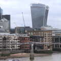 The Wobbly Bridge, and the Walkie Talkie, HMS Belfast and the South Bank, Southwark, London - 17th February 2020