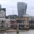 The Wobbly Bridge, and the Walkie Talkie, HMS Belfast and the South Bank, Southwark, London - 17th February 2020