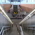 Steps into the new London Bridge station, HMS Belfast and the South Bank, Southwark, London - 17th February 2020