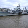 HMS Belfast, HMS Belfast and the South Bank, Southwark, London - 17th February 2020