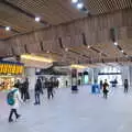 Nice wooden ceiling at London Bridge, HMS Belfast and the South Bank, Southwark, London - 17th February 2020