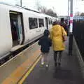 Piling off the train at Radlett, HMS Belfast and the South Bank, Southwark, London - 17th February 2020