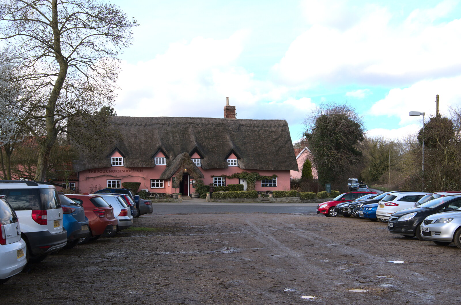 The Four Horseshoes pub in Thornham from Sunday Lunch and a SwiftKey Trip to Nando's, Thornham and Bayswater - 22nd February 2020