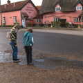 Fred stands around in the stream, Sunday Lunch and a SwiftKey Trip to Nando's, Thornham and Bayswater - 22nd February 2020