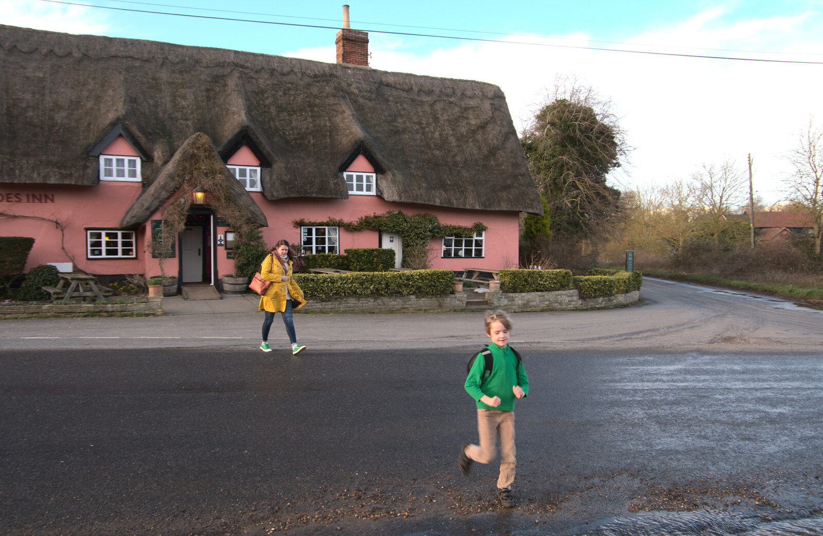 Isobel and Harry from Sunday Lunch and a SwiftKey Trip to Nando's, Thornham and Bayswater - 22nd February 2020