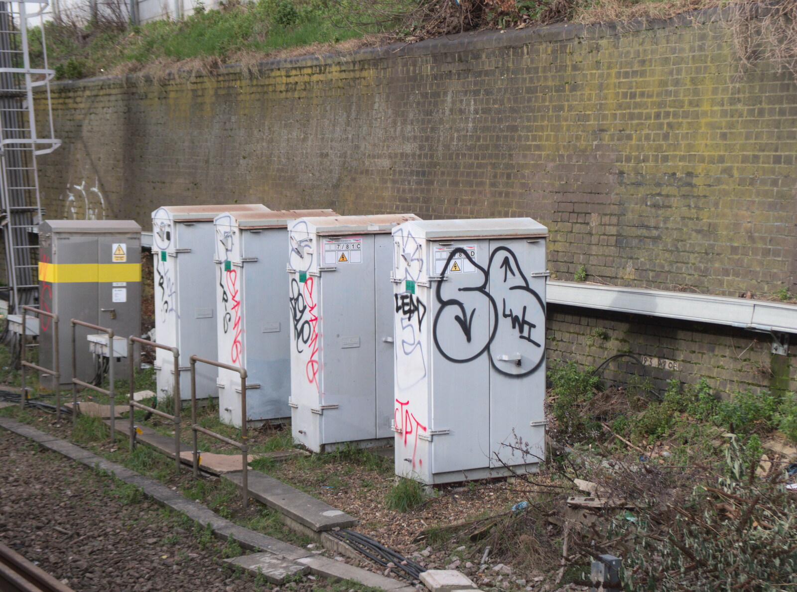 Tagged signalling boxes from Another Trip to Nandos, Bayswater, London - 26th February 2020