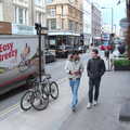 Praveen and Ben on Westbourne Grove, Another Trip to Nandos, Bayswater, London - 26th February 2020