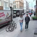 Praveen and Ben on Westbourne Grove, Another Trip to Nandos, Bayswater, London - 26th February 2020