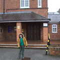 Outside the Methodist Church, Fred's Flute Exam, Ipswich, Suffolk - 5th March 2020