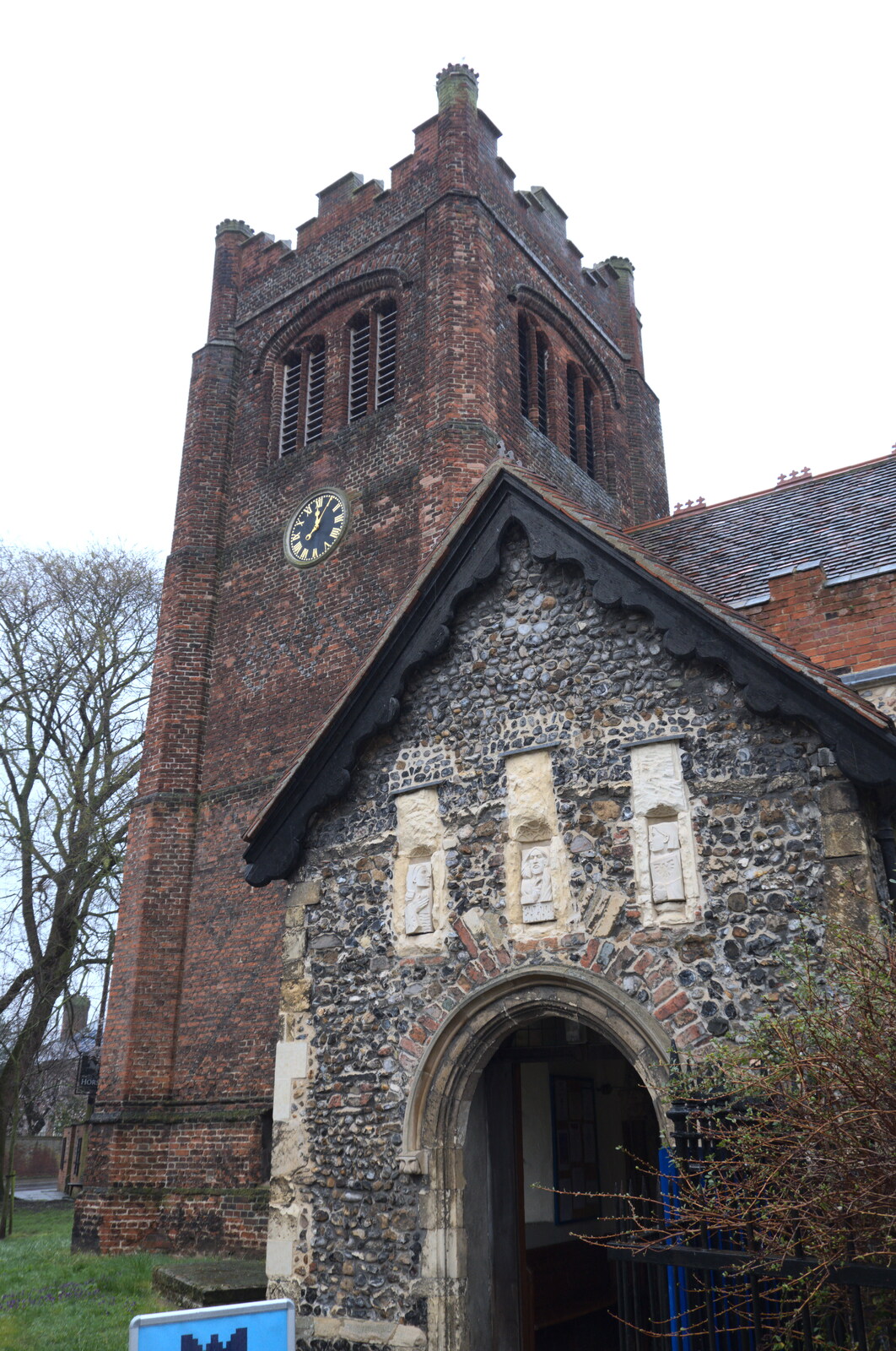 St. Mary at Elms Church from Fred's Flute Exam, Ipswich, Suffolk - 5th March 2020