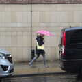 An umbrella in the rain, Fred's Flute Exam, Ipswich, Suffolk - 5th March 2020