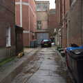 A gloomy alley off Museum Street, Fred's Flute Exam, Ipswich, Suffolk - 5th March 2020