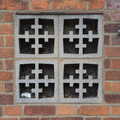 Patterned blocks in a wall, Fred's Flute Exam, Ipswich, Suffolk - 5th March 2020