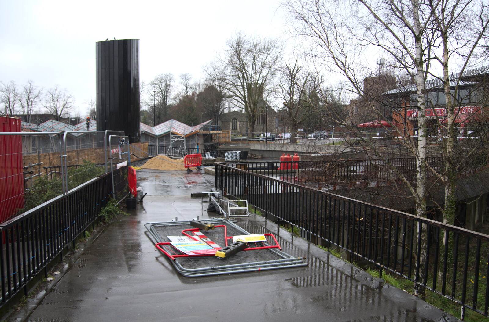 The old Snail car park has been demolished from Fred's Flute Exam, Ipswich, Suffolk - 5th March 2020