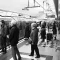 People appear from nowhere to board the train, A SwiftKey Memorial Service, Covent Garden, London  - 13th March 2020